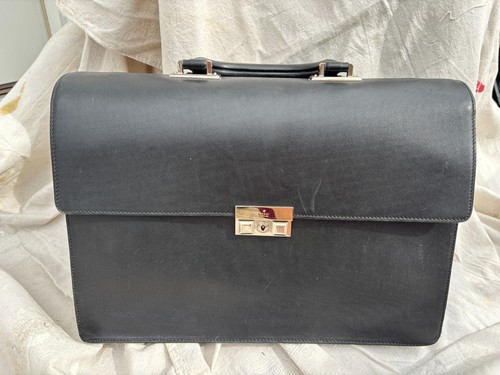 Gucci black leather - black, vintage