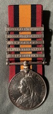 QSA Boer War Medal 5 Clasps