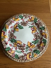 Emma Bridgewater Holly Wreath Christmas 13" Cake Plate - New