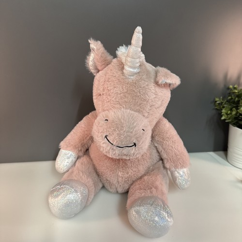 Unicorn soft toy - soft, pink