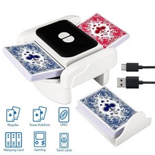Automatic card shuffler - card,