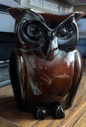 Vintage ceramic owl - vintage,