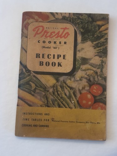 Presto cooker recipe - presto, 1946