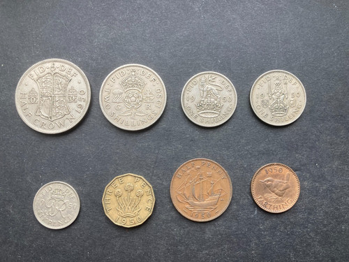 1950 set coins year - a,