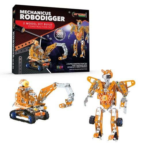 Metal construction kit robot - kit,