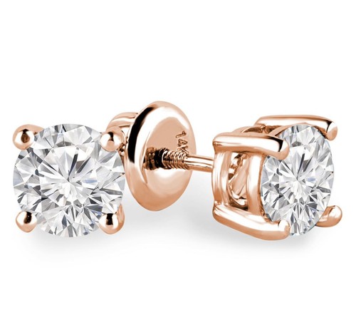Carat round diamond - carat, studs