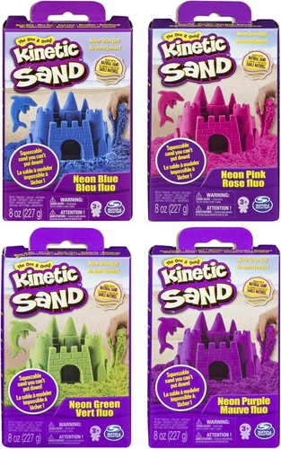Kinetic sand 8oz - neon, box