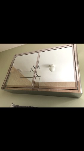 Large door metal bathroom - door,