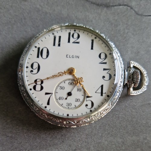 Elgin jewel pocket watch - elgin,