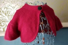 MNG Suit Angora Blend Burgundy
