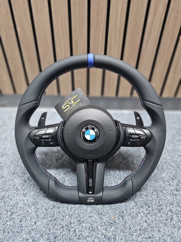 Bmw leather flat bottom - bmw,