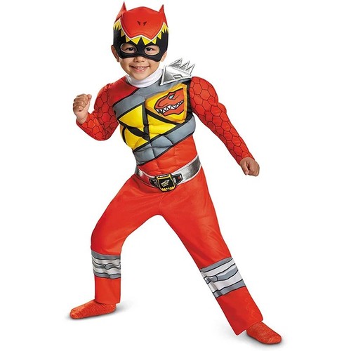 Kids power rangers costume red - power,