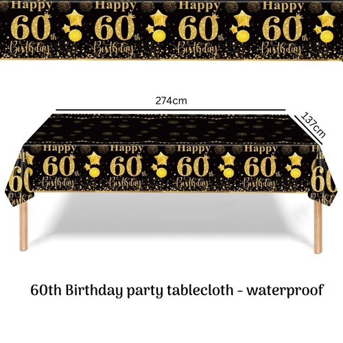 60th birthday decorations - 60th,
