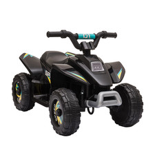 6V Kids Electric Ride-On Car with Big Wheels – 18-36 Months, Black