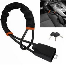 Universal Anti-Theft Steering Wheel Lock Security Chain Lock Van Car with 3 Keys