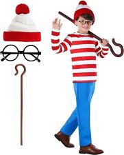 Boys Where`s Wally? Costume +