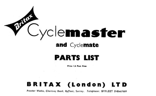 Cyclemaster cyclemate - &,