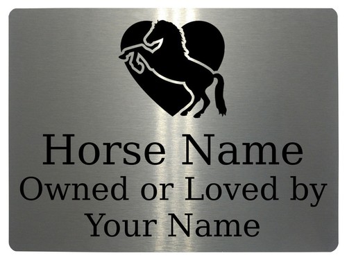 013 custom personalised horse - personalised,
