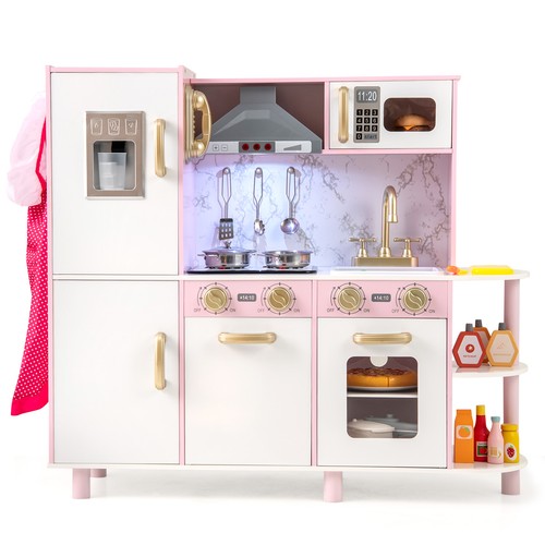 Kids kitchen playset pink - kitchen,