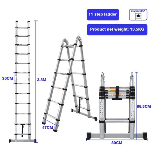 Telescopic ladder - 5m,