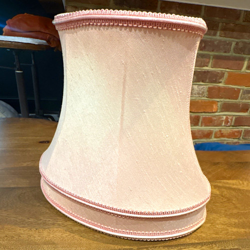 Pink fabric oval - fabric,