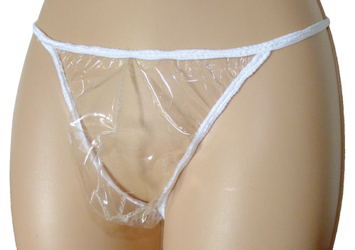 Pvc panties mens briefs clear - panties,