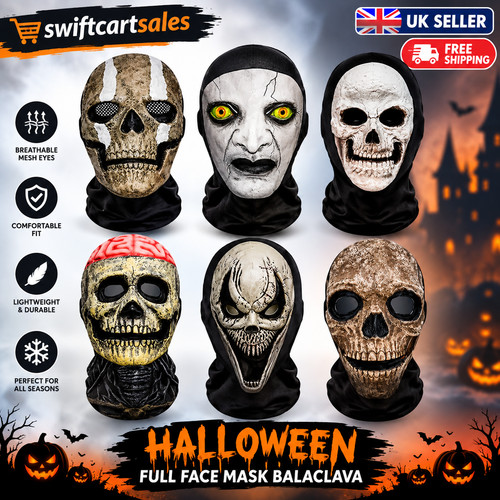 Halloween ghost face skull - face,