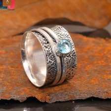 Aquamarine Gemstone Spinner