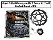 For Royal Enfield Himalayan "411 & Scram 411/440 Chain & Sprocket Kit"