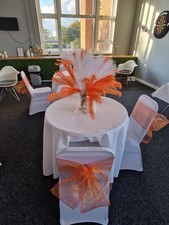White Wedding chair covers