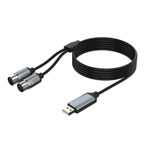Usb dual pin din midi - 5-pin,