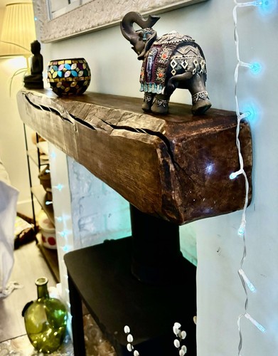 Old english oak mantle pieces - old,