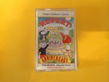 Vintage Rupert 75th Anniversary Children’s Story Cassette Tape 4 Stories