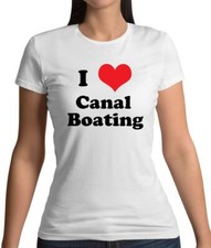 I Love Canal Boating - Womens
