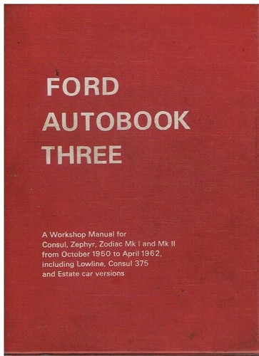 Ford consul mk1 - ford, zephyr