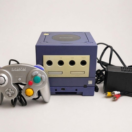 Nintendo gamecube violet - gamecube, w/