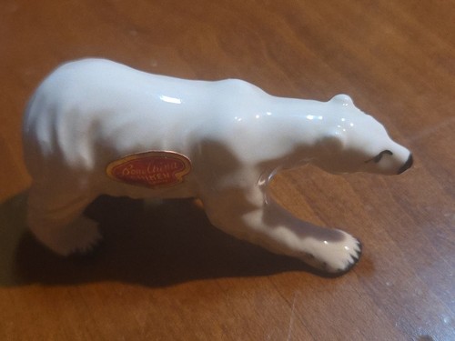 Bone china polar bear shiken - bone,