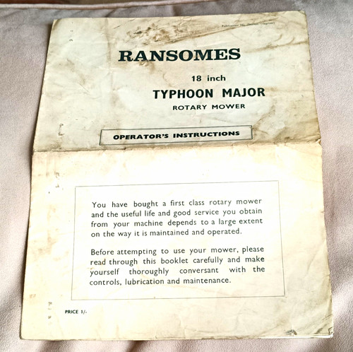 Ransomes inch typhoon - ransomes, 18