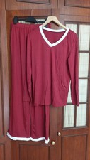 Ladies Red Soft Pyjamas - Small - New