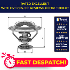 Coolant Thermostat fits TOYOTA