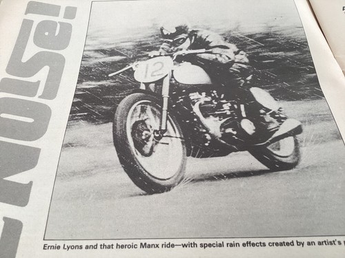Ernie lyons motorcycle racing - motorcycle,