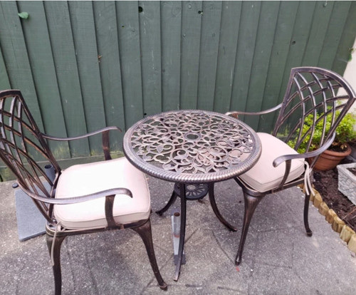 Seater bistro set cast - 2,