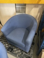 Bucket Chairs X 2 In Blue.