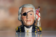 Royal Doulton Nelson Small Character Toby Jug D6963 4" 1994 Collectors Club