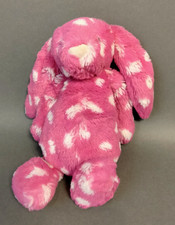 Jellycat 'Josie' Bashful Bunny Pink With White Spots VGC Retired EW/ SA