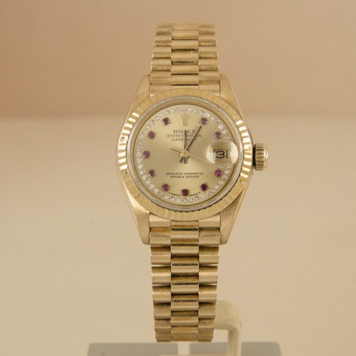 Rolex ladies watch 18ct gold - watch,