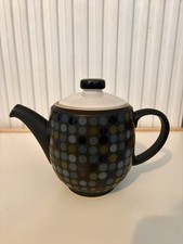 Denby Jet Black Spots Teapot