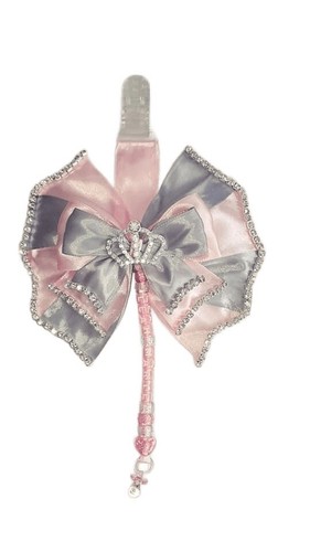 Personalised pink and silver - pink,