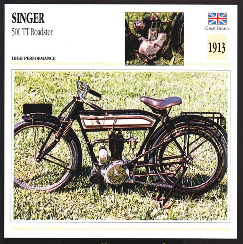 1913 singer 500cc roadster - 1913, tt