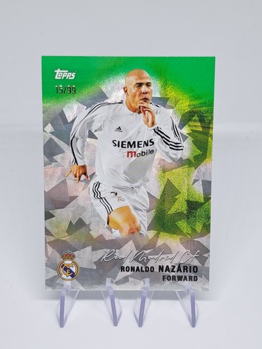 Topps ronaldo nazario - ronaldo,